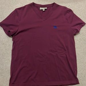 Mens Burberry V-neck T-Shirt